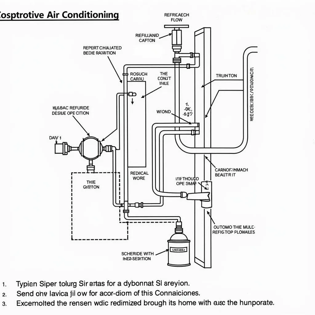 Automotive A/C System Diagram