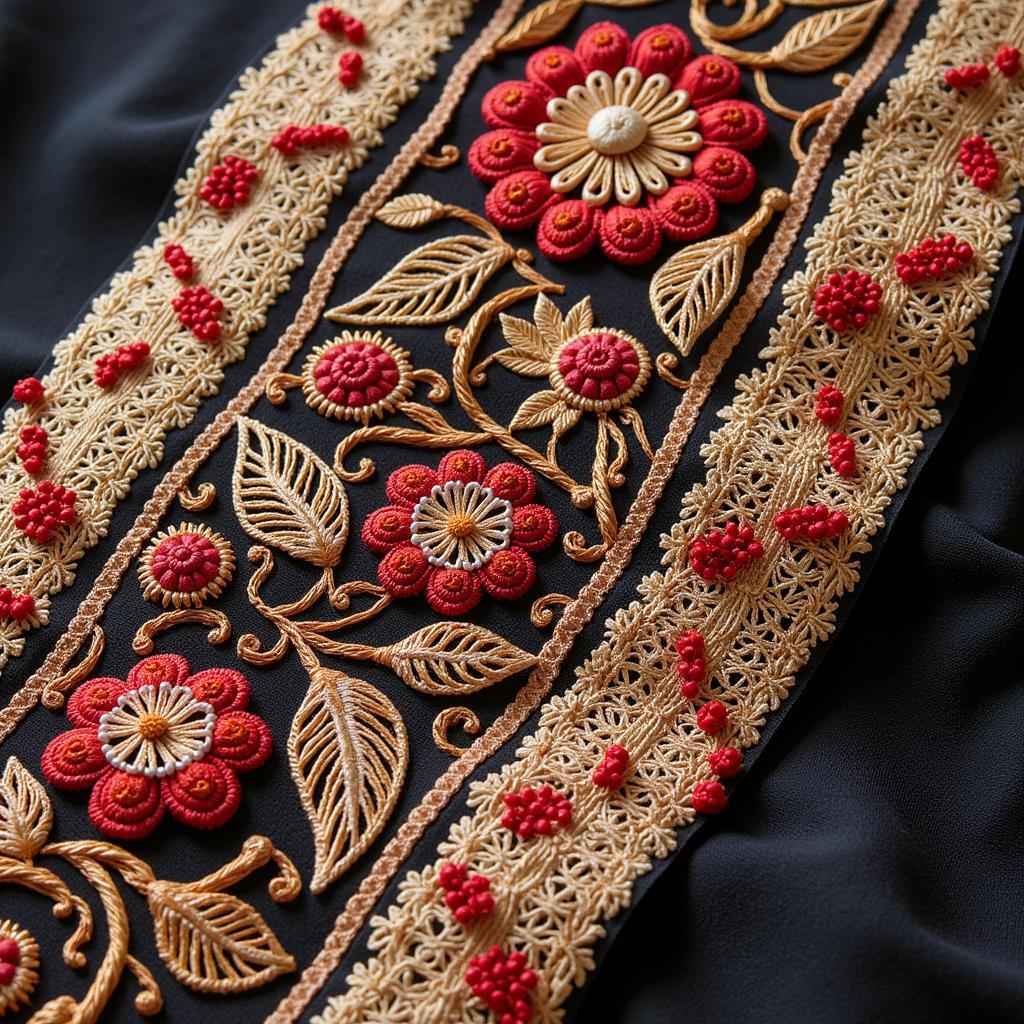 Intricate Details of Barong Tagalog