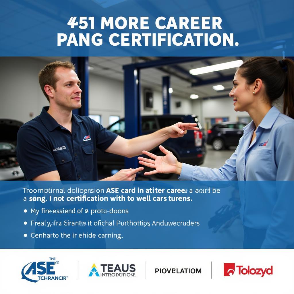 Career Advancement Opportunities with ASE Certification