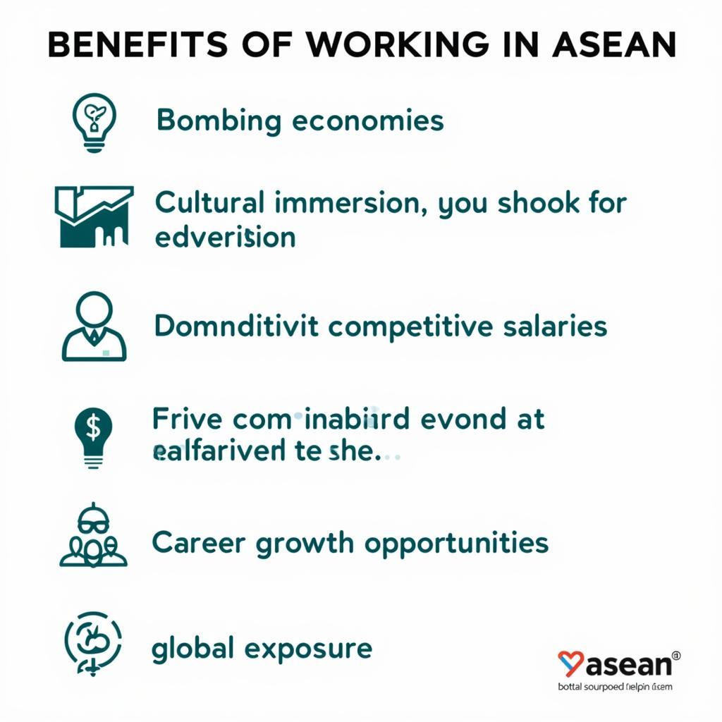 Key advantages of pursuing a career in the ASEAN region.