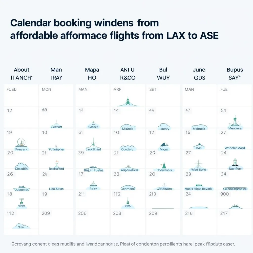 Determining the best time to book LAX to ASE flights