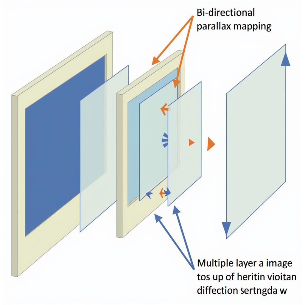 Visualization of Bidirectional Parallax Mapping in Action