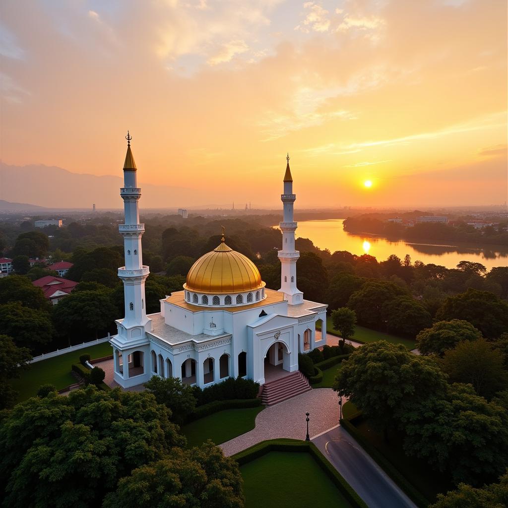 Sultan Omar Ali Saifuddin Mosque in Bandar Seri Begawan