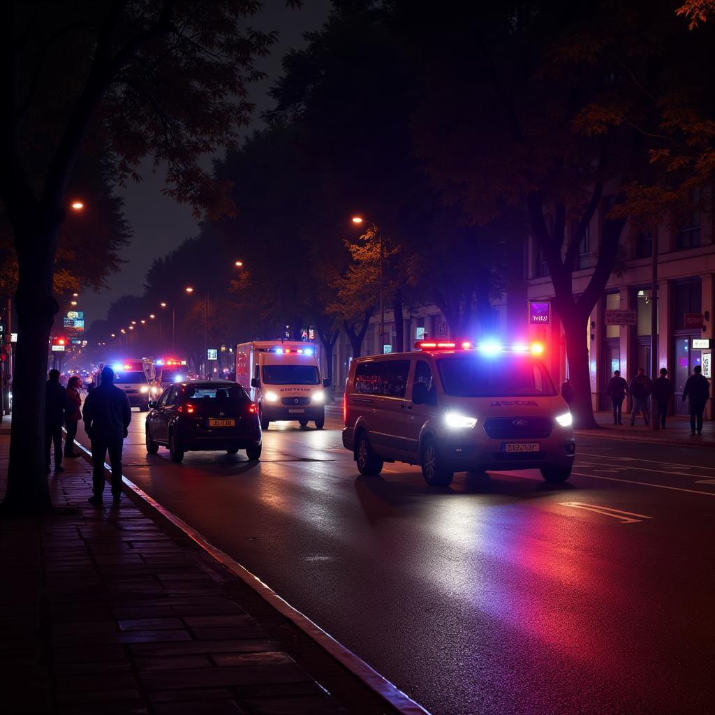 Car accident in Bucharest