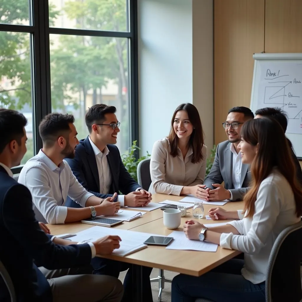 Business Meeting in Southeast Asia