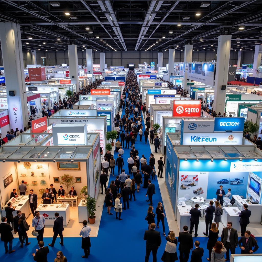 Bustling Exhibition Hall at CAEXPO 2018