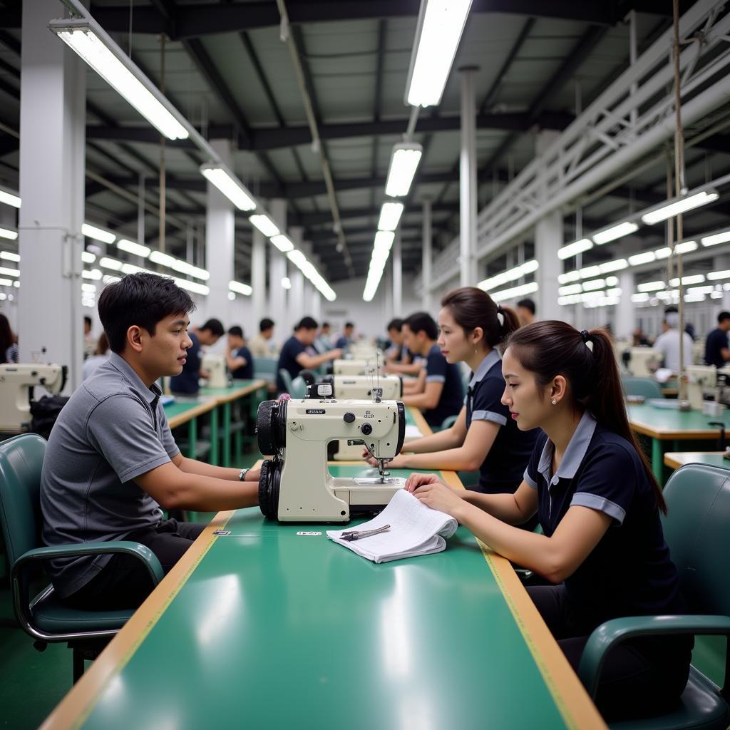 Cambodian Garment Factory