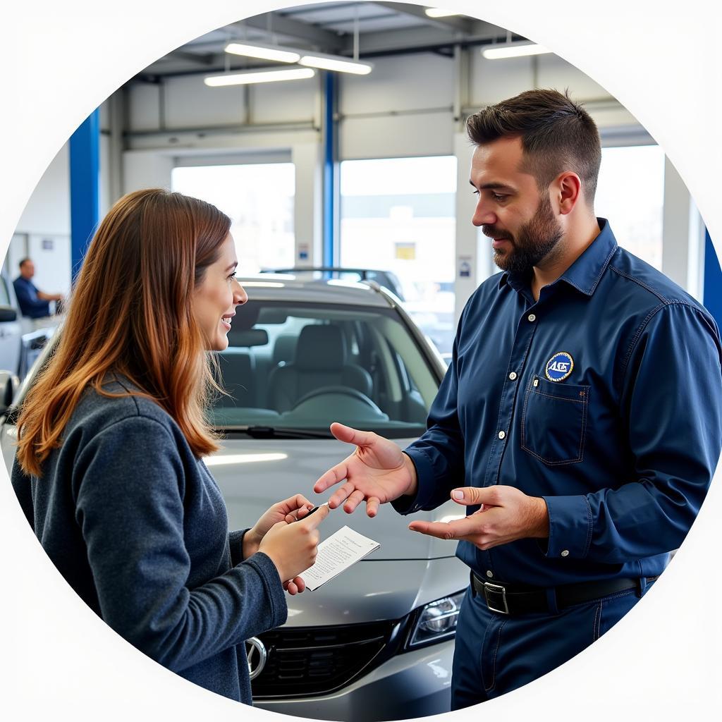 Car Owner with ASE Technician