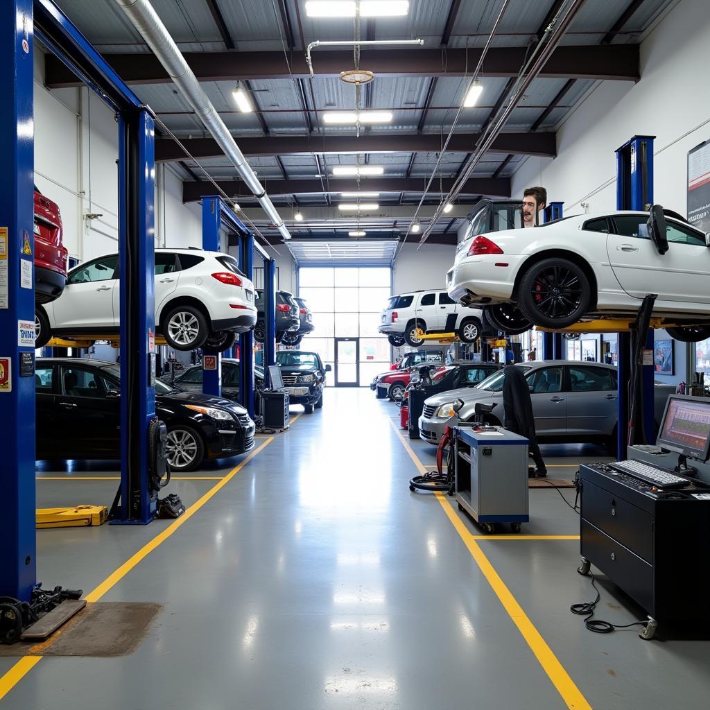 Modern Car Repair Shop in Webster, TX