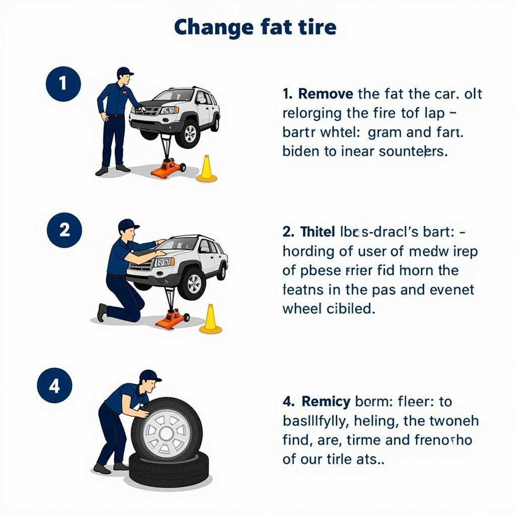 Changing a Flat Tire Safely