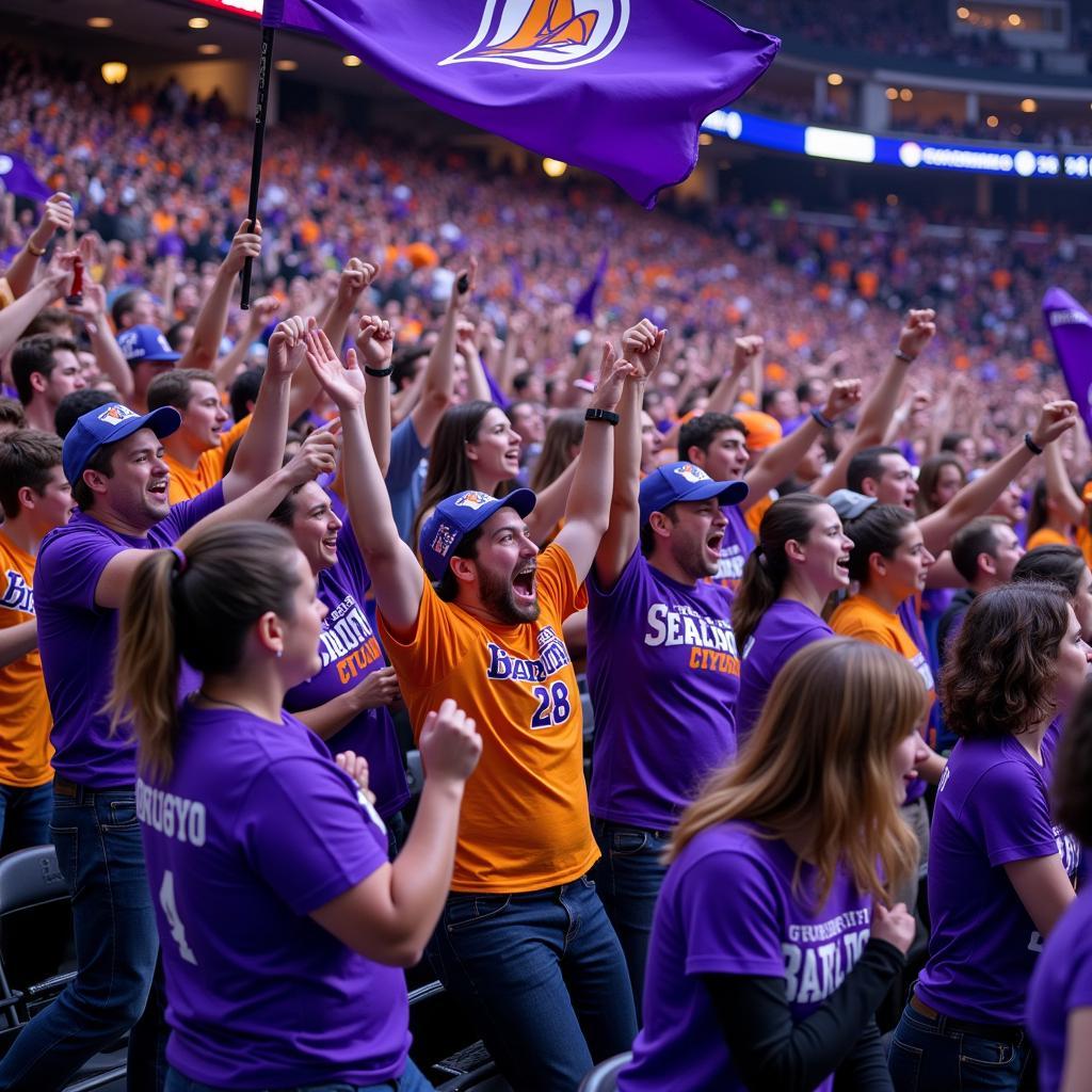 CLS Knights fans showing their support