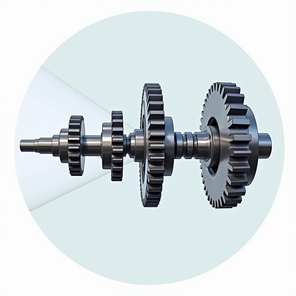 Animation of crankshaft rotation