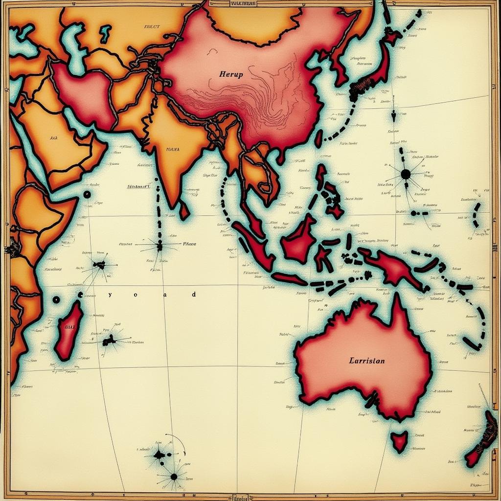 Historical Trade Routes Connecting West Africa and Southeast Asia