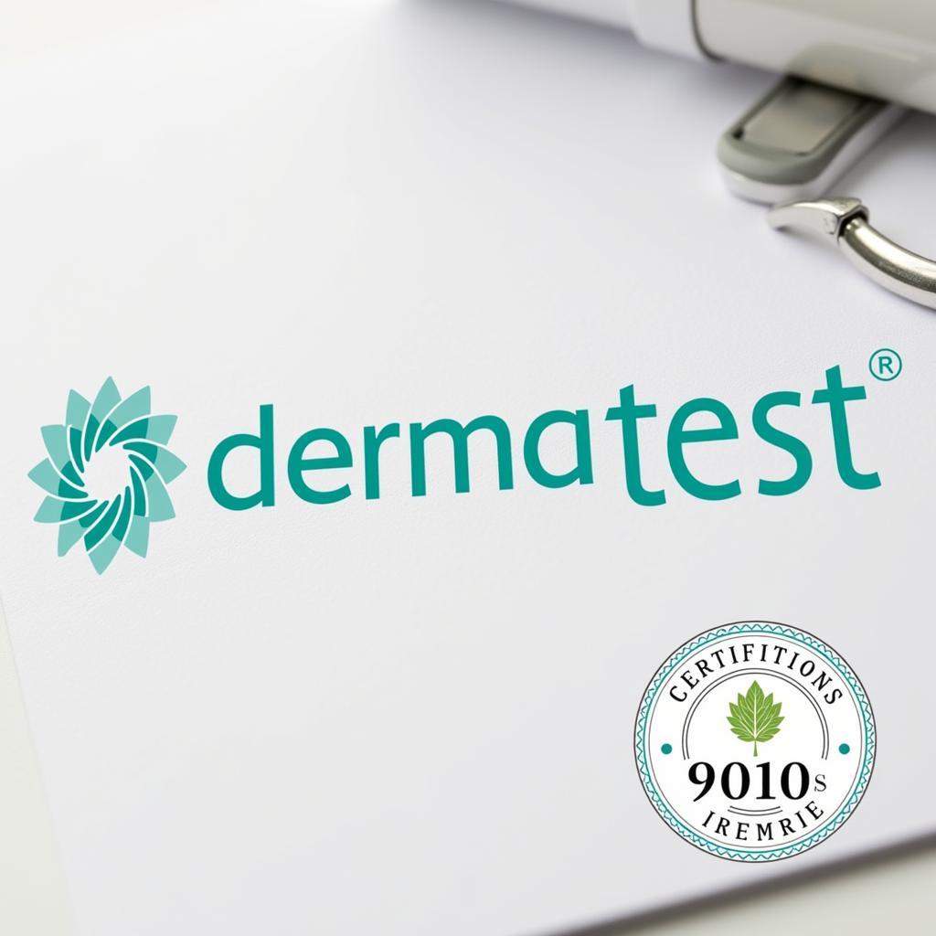 Dermatest logo and certification