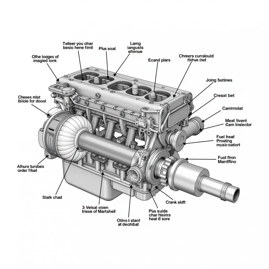 Diesel Engine Components Diagram