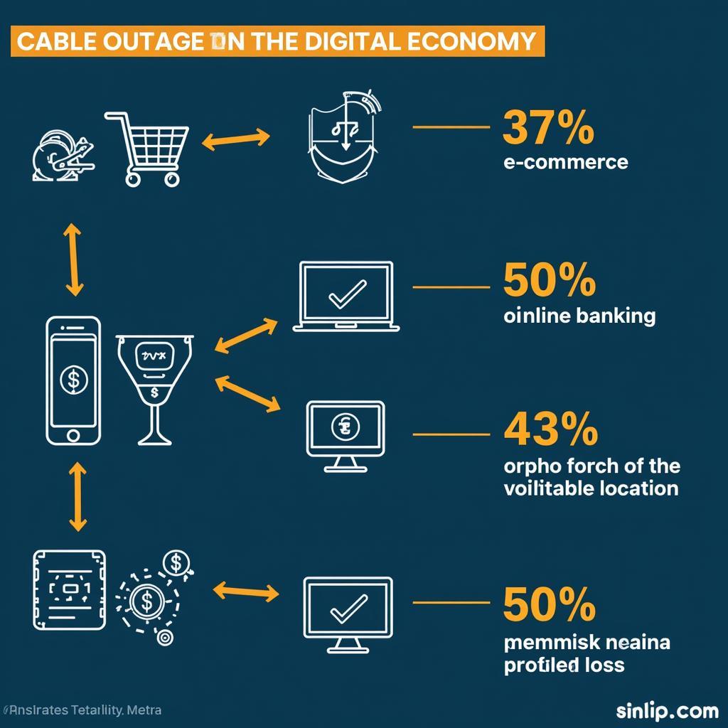 Impact of Cable Cut on Digital Economy