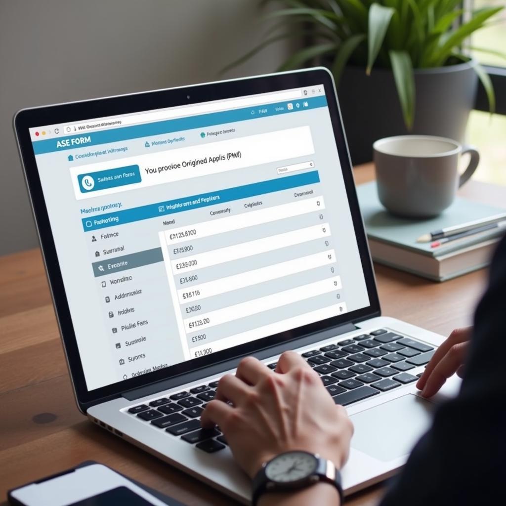 Filling Out ASE Forms Online