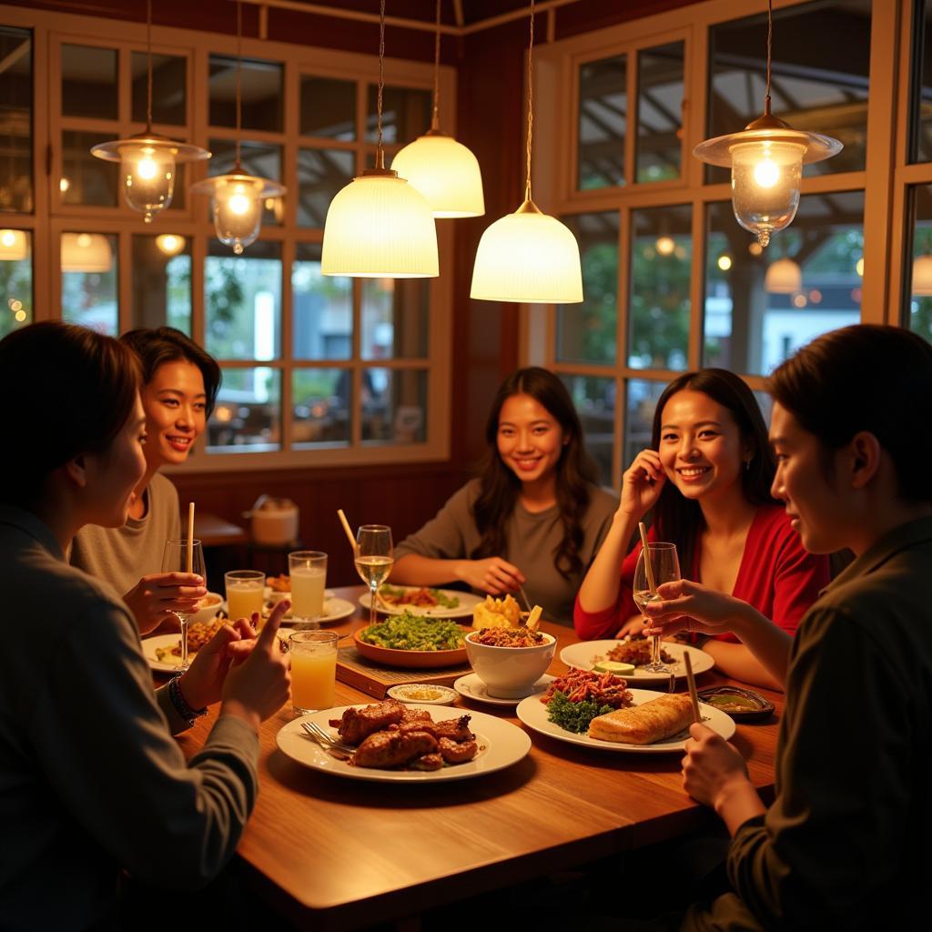 Dining at an ASEAN Restaurant