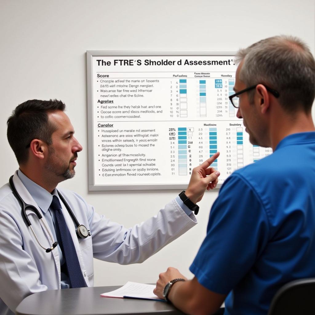 Doctor Discussing ASES Results with Patient