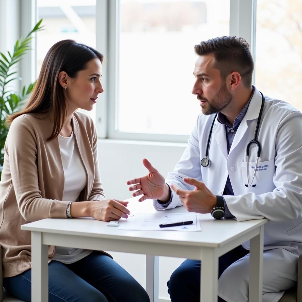 Doctor Consulting with Patient