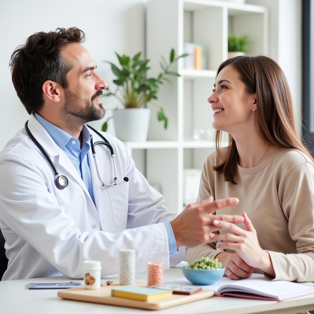 Doctor and Patient Discussing Supplements