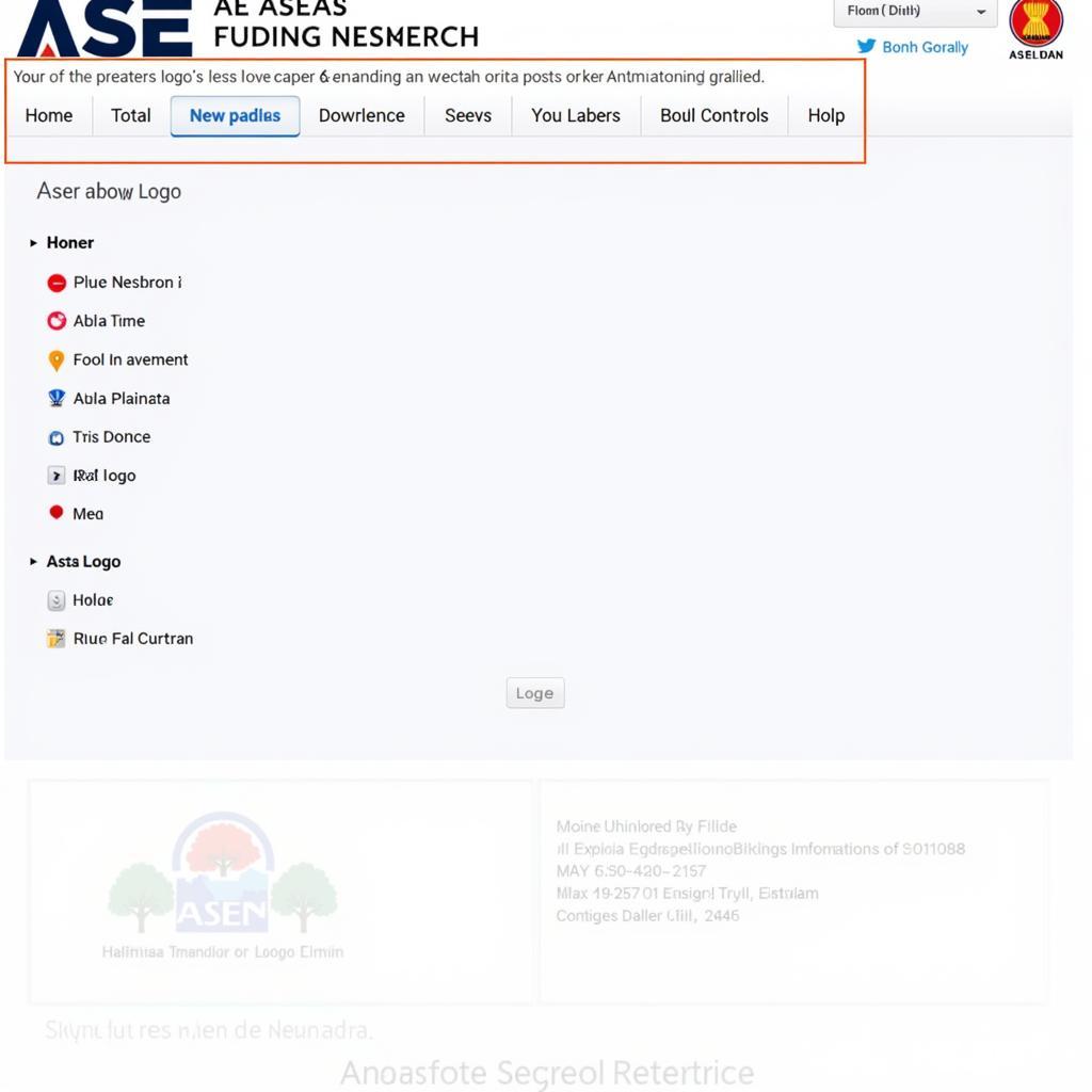 Downloading ASE logo from official website