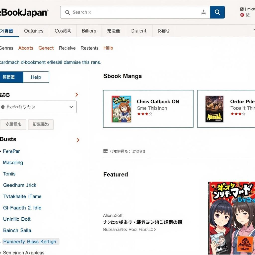 Navigating EbookJapan