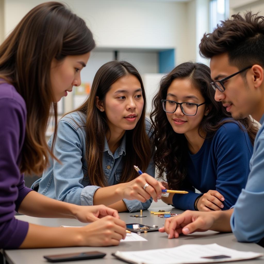 Engineering Students Collaborating