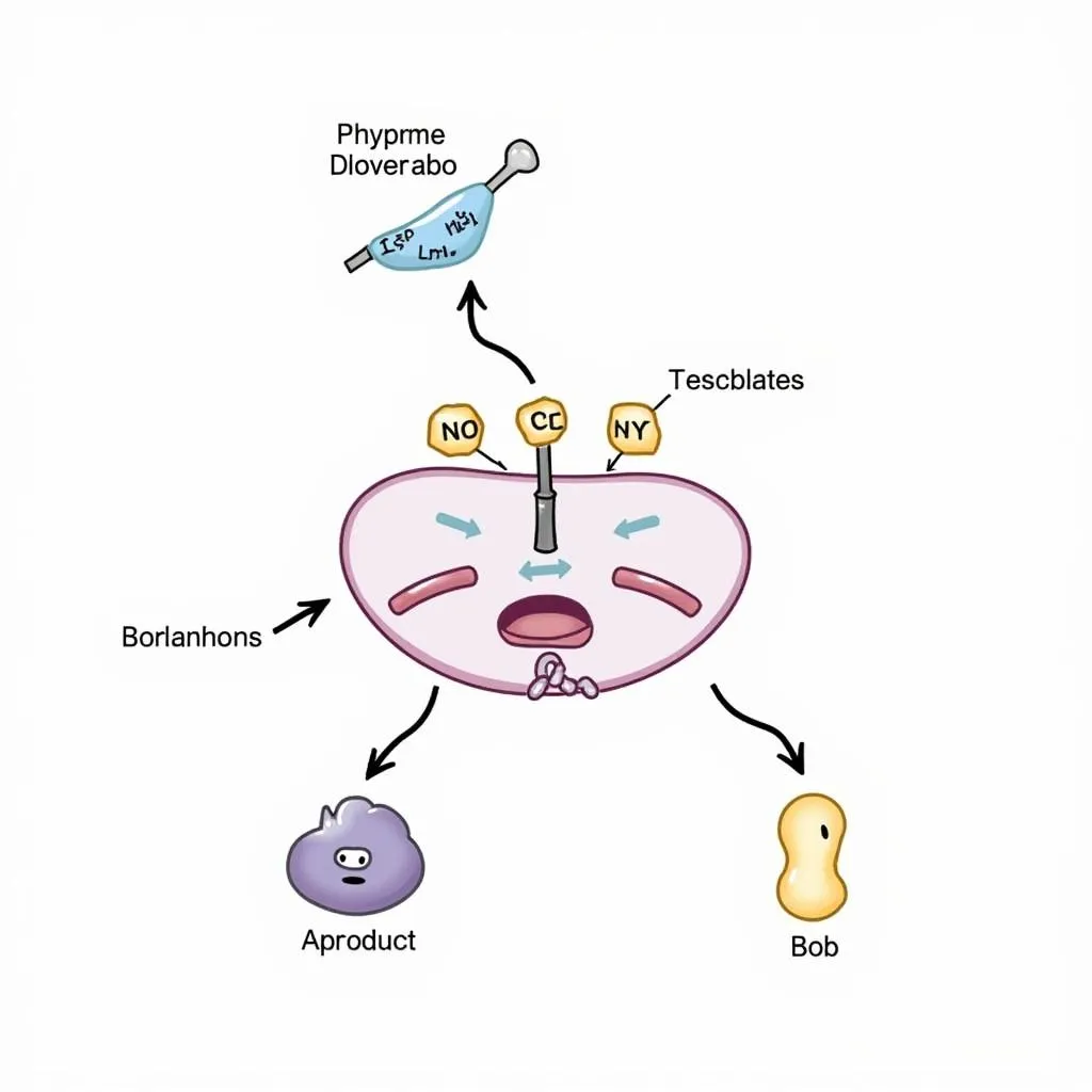 Enzyme Action Illustration