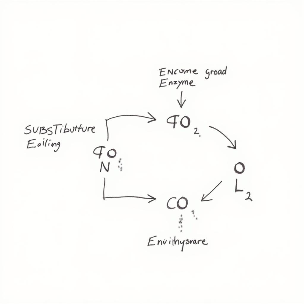 Illustration of enzyme deficiency