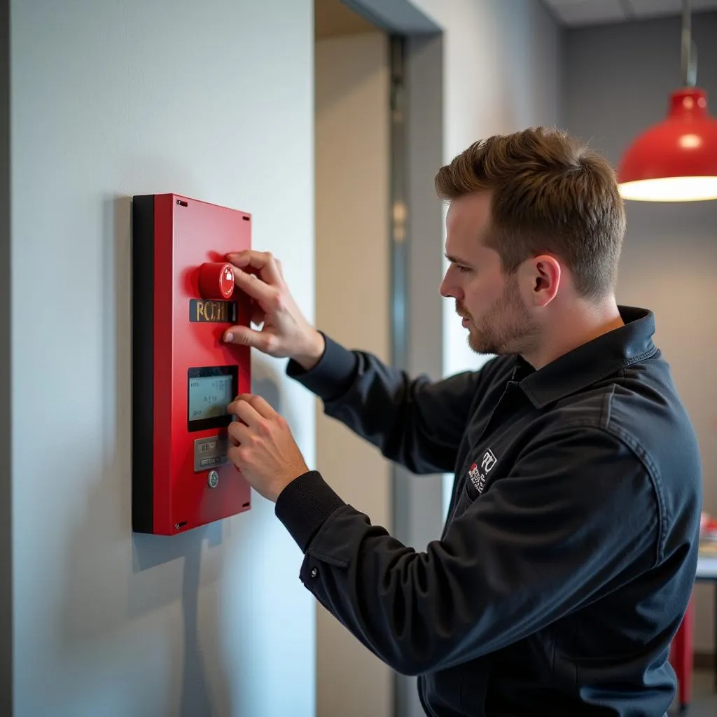 Fire Alarm Panel Installation