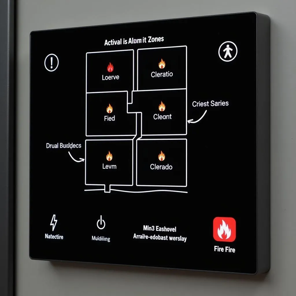 Fire Indicator Panel Display