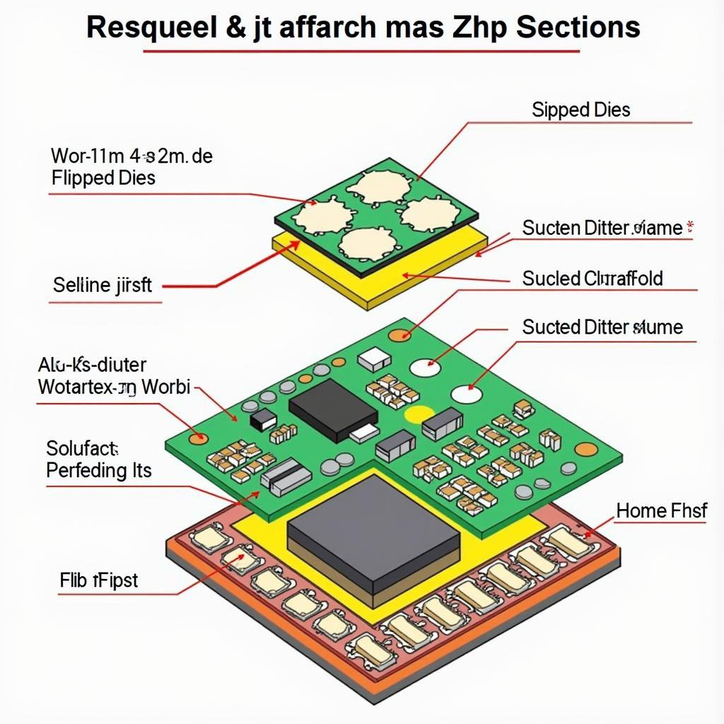 Flip Chip FCLGA Technology Illustration