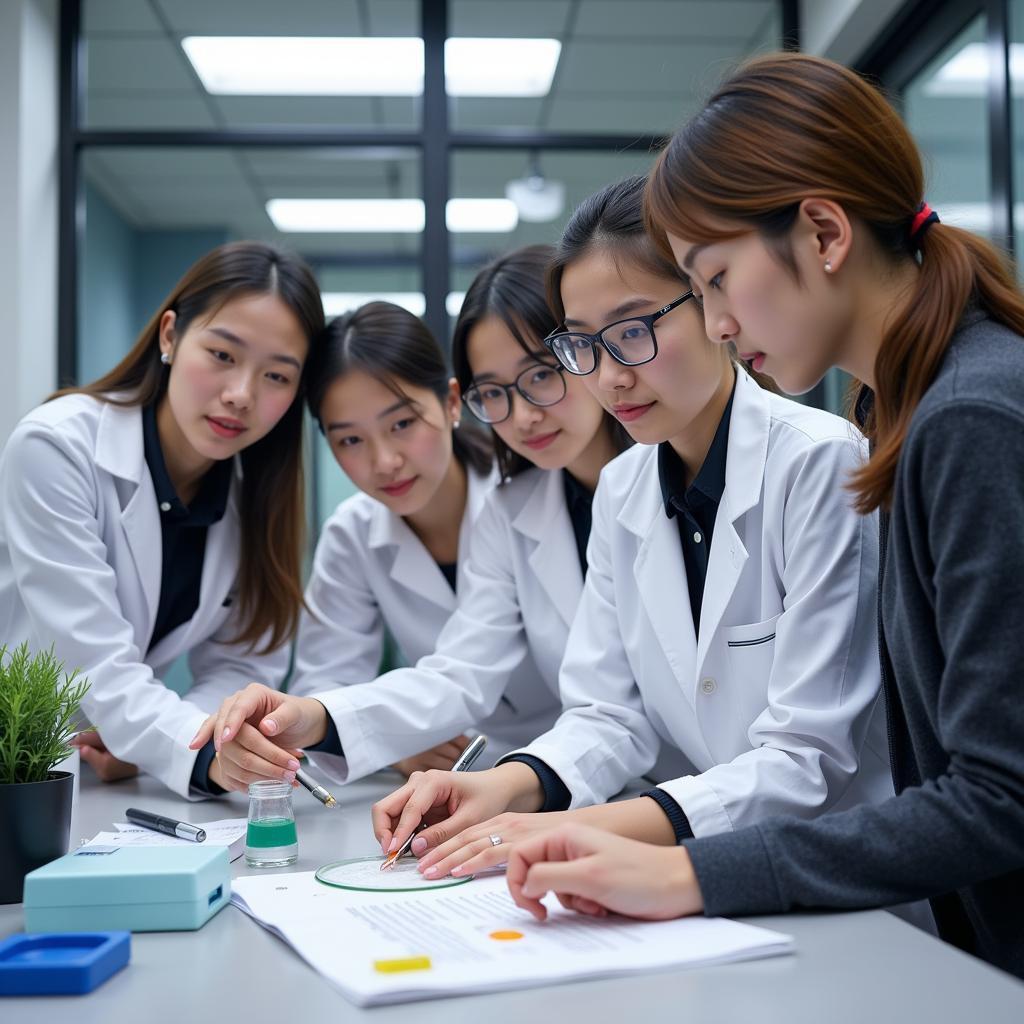 GKS Students in Korean University Lab