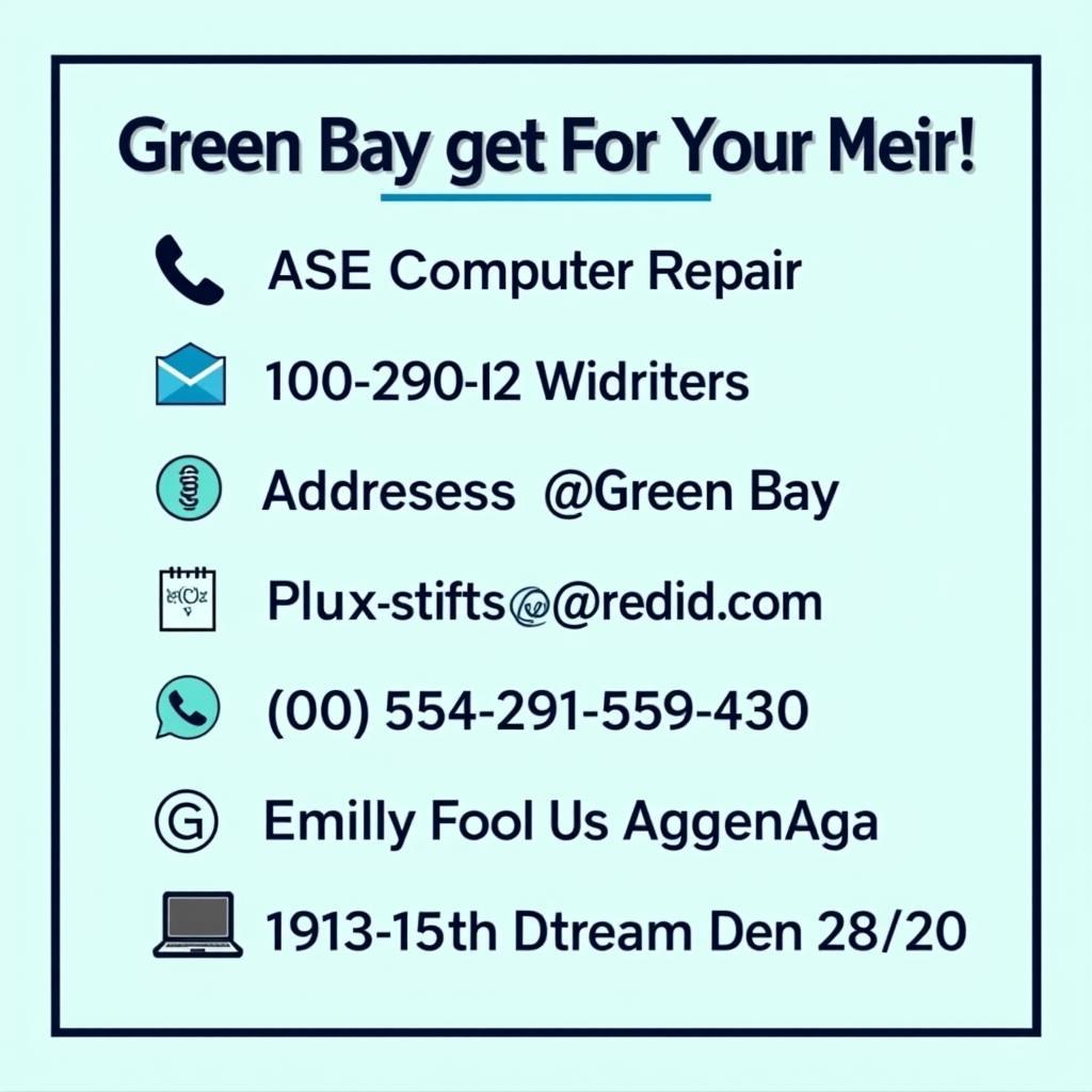 Contact ASE Computer Repair in Green Bay 