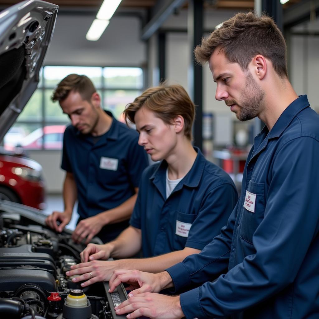 Group of ASE Certified Mechanics