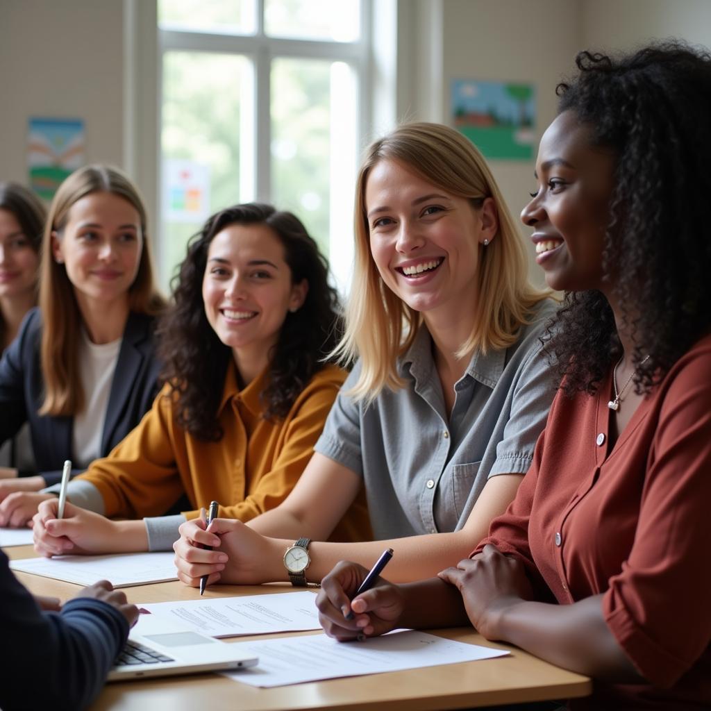 Group of People Learning Indonesian Together