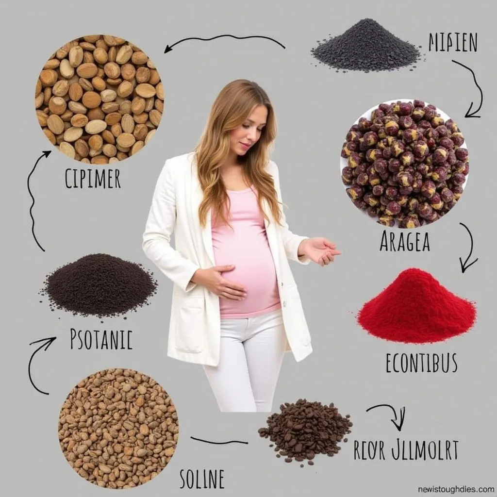 Pregnant Woman Considering Hair Dye Chemicals