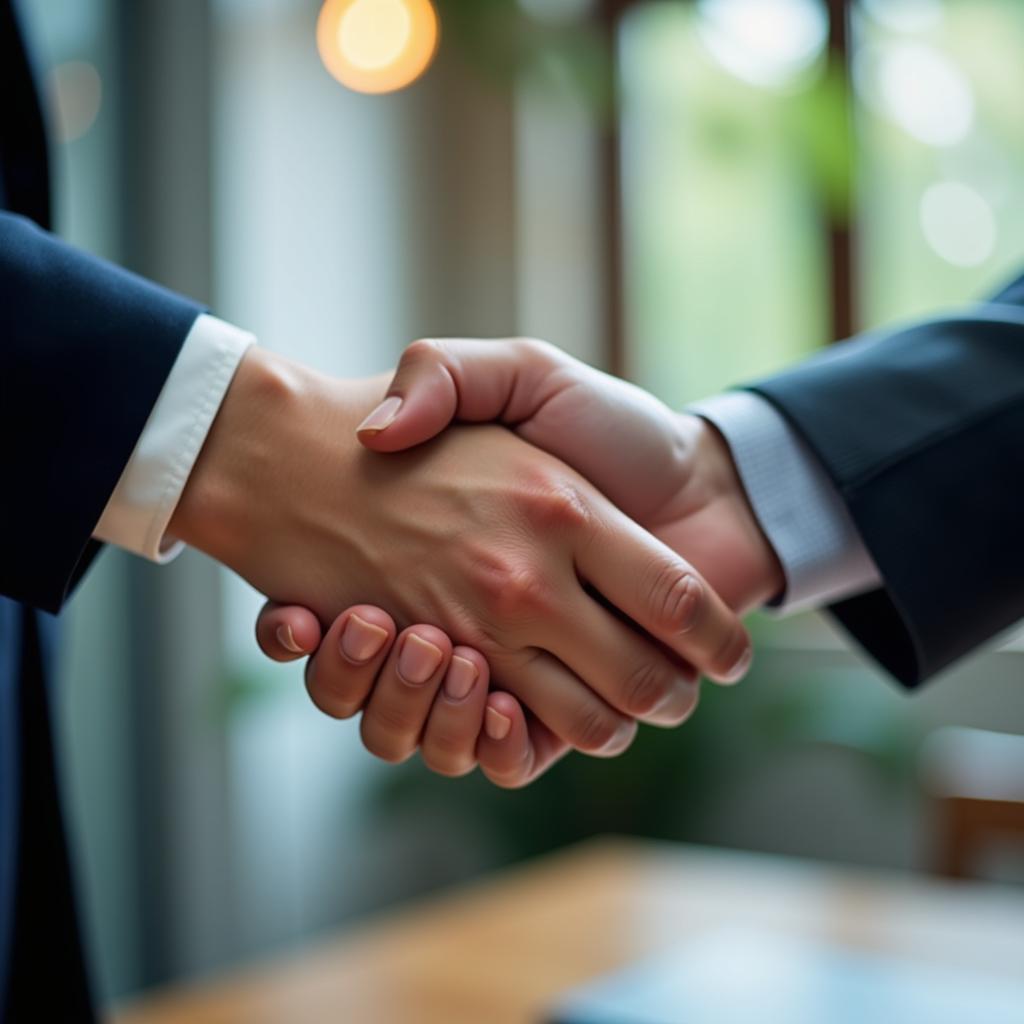 Business Partnership Handshake