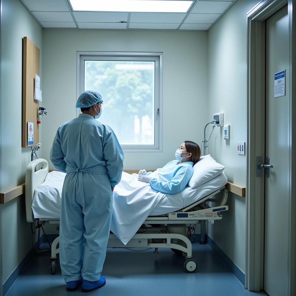 Healthcare Worker in Protective Gear