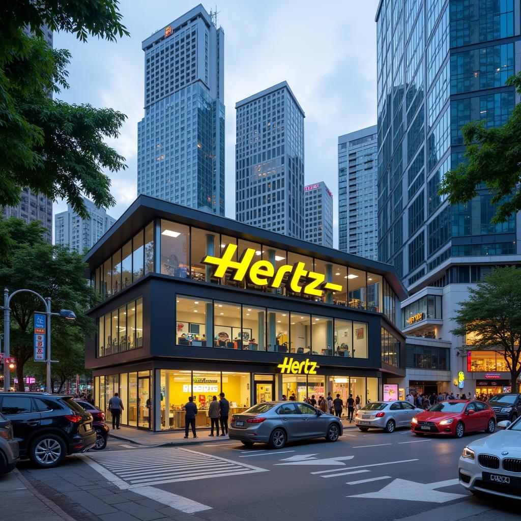 Hertz Rental Location in Hong Kong