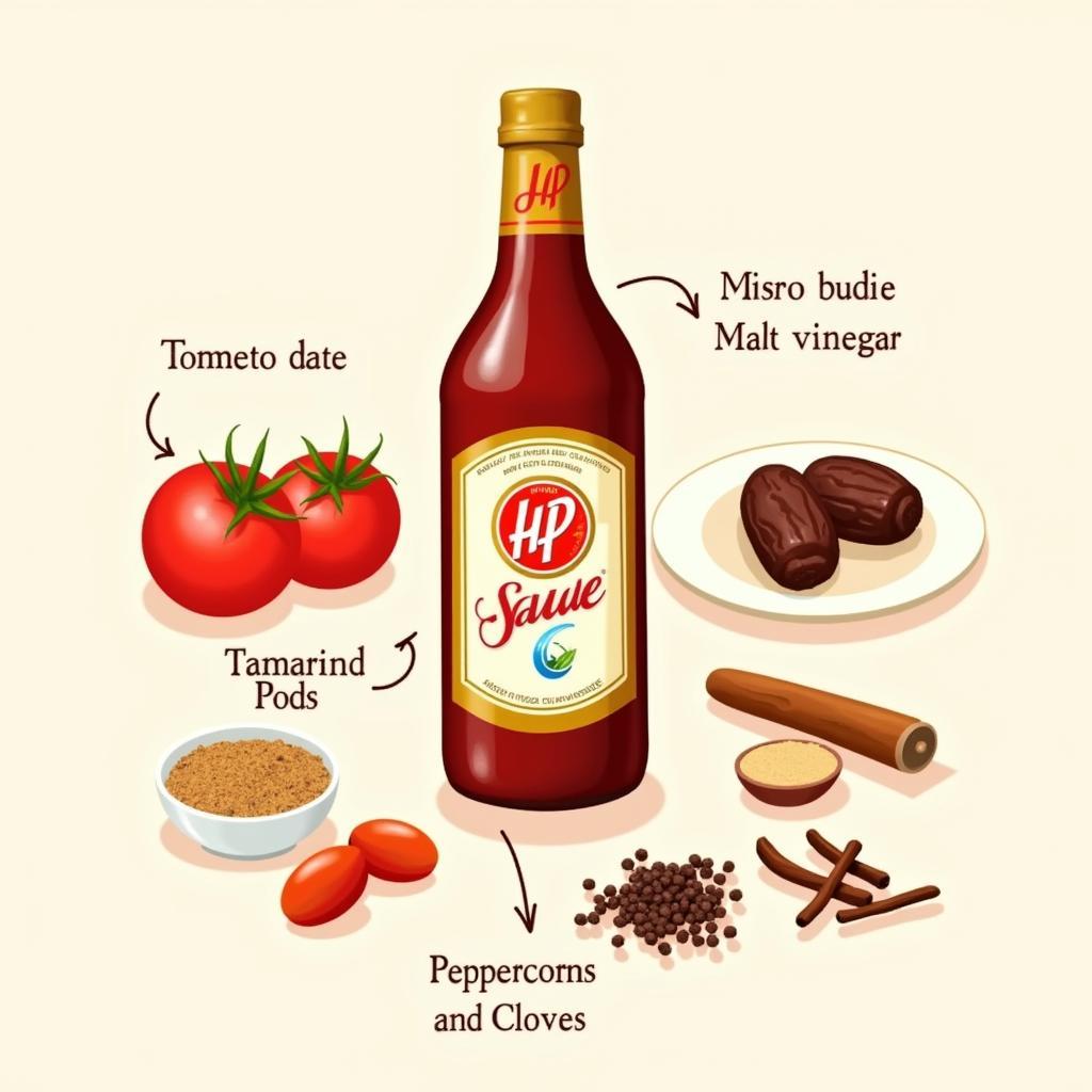 Ingredients of HP Sauce