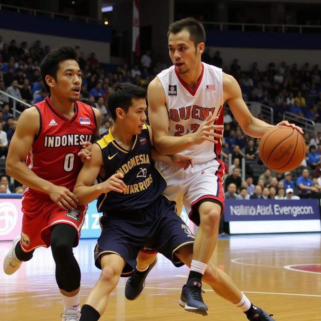 Indonesia Warriors in Action during ABL 2012