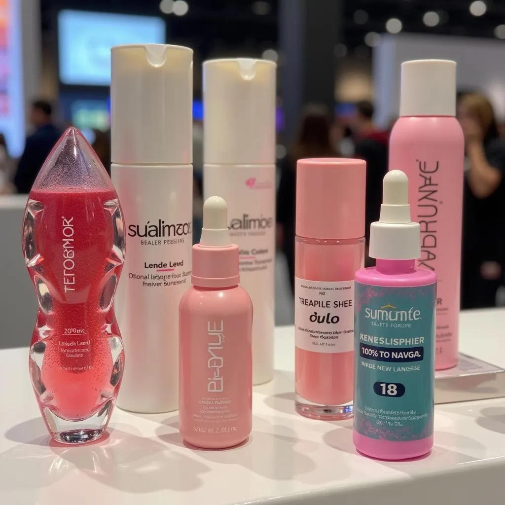 Showcasing the innovative beauty products at ASEAN Beauty Expo