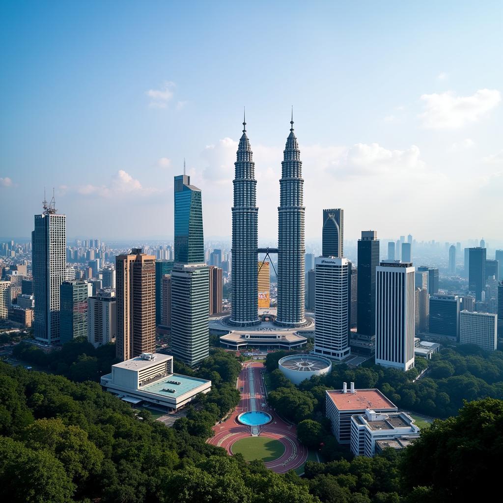 Modern Skyline of Kuala Lumpur