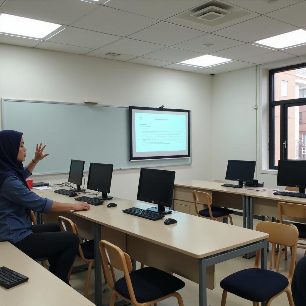 State-of-the-art language lab at ABA Pontianak