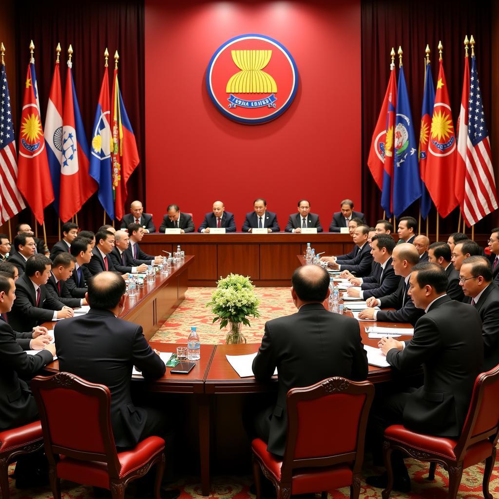 Laos hosting the ASEAN Summit in 2016