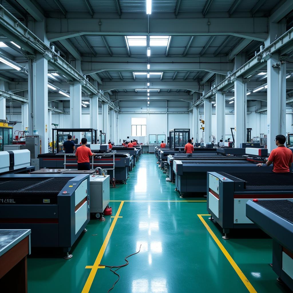 Laser Cutting in an ASEAN Factory