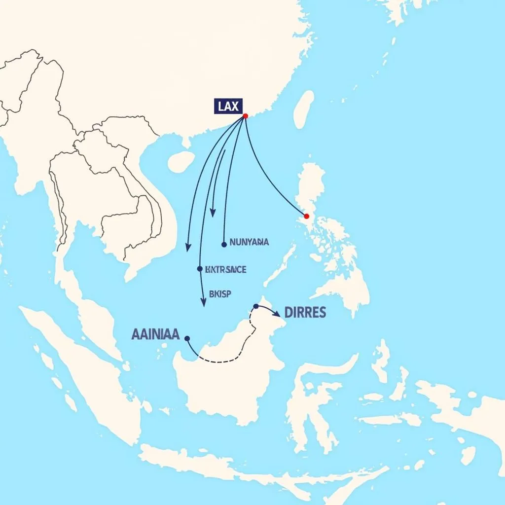 Exploring different LAX to ASE flight routes