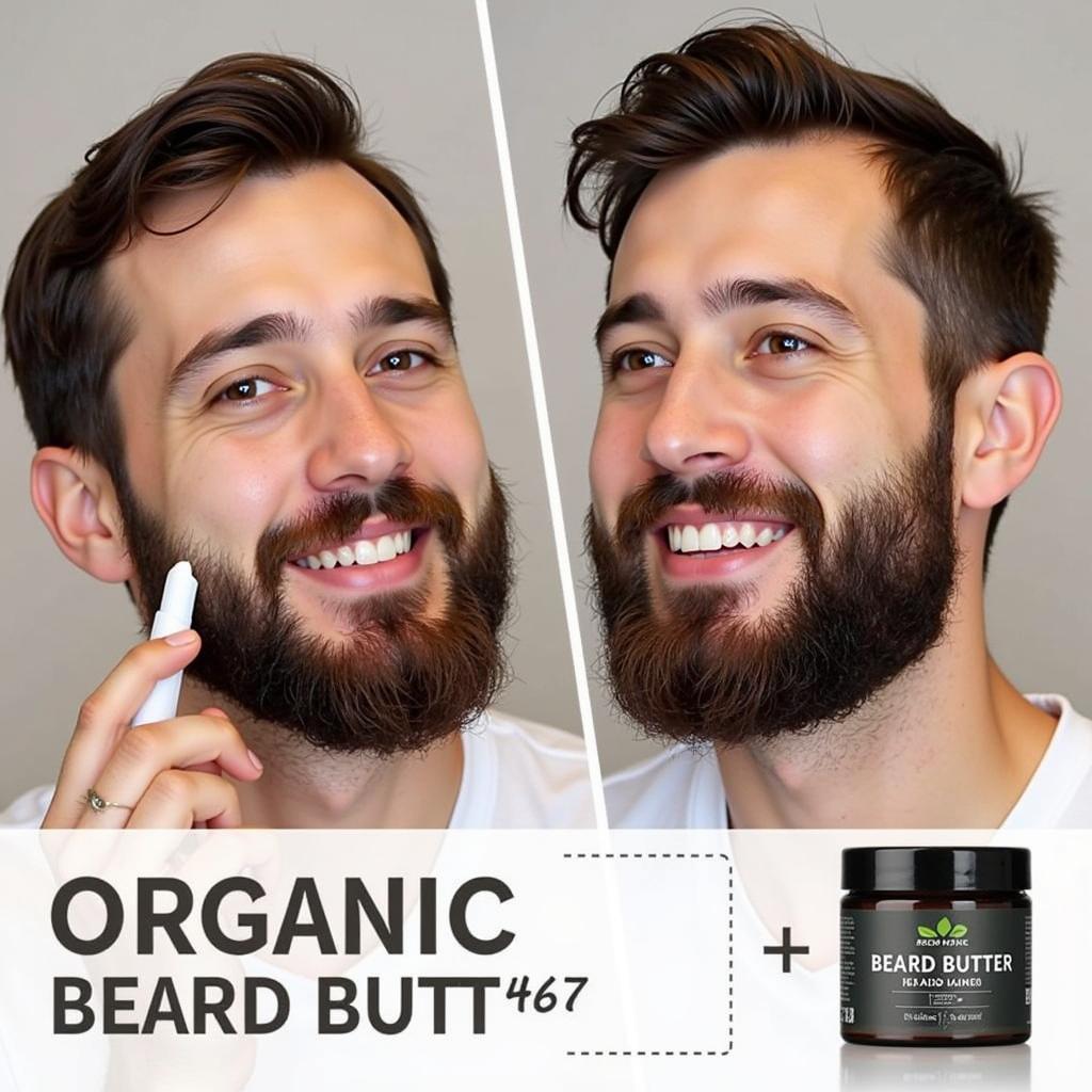 Man Applying Asean Organic Beard Butter